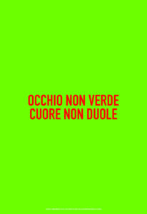occhio non verde cuore non duole - anna dormio